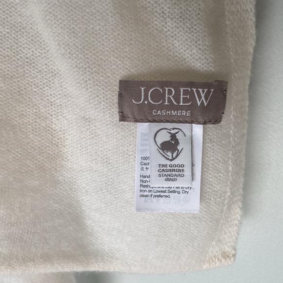 J. Crew Cashmere Cream Wrap - Picture 5 of 5